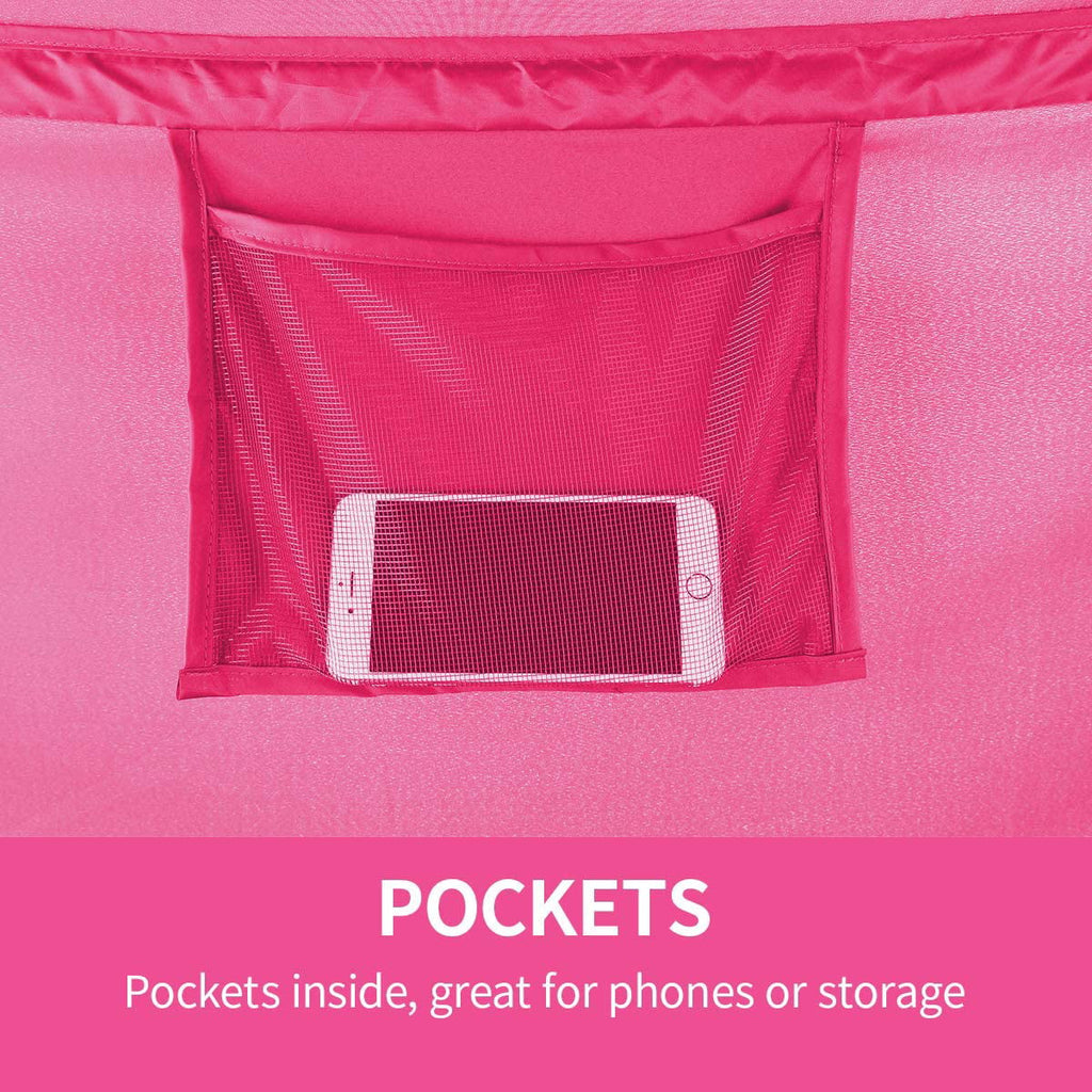 Alvantor Bed Tent Pop Up Canopy Full Pink