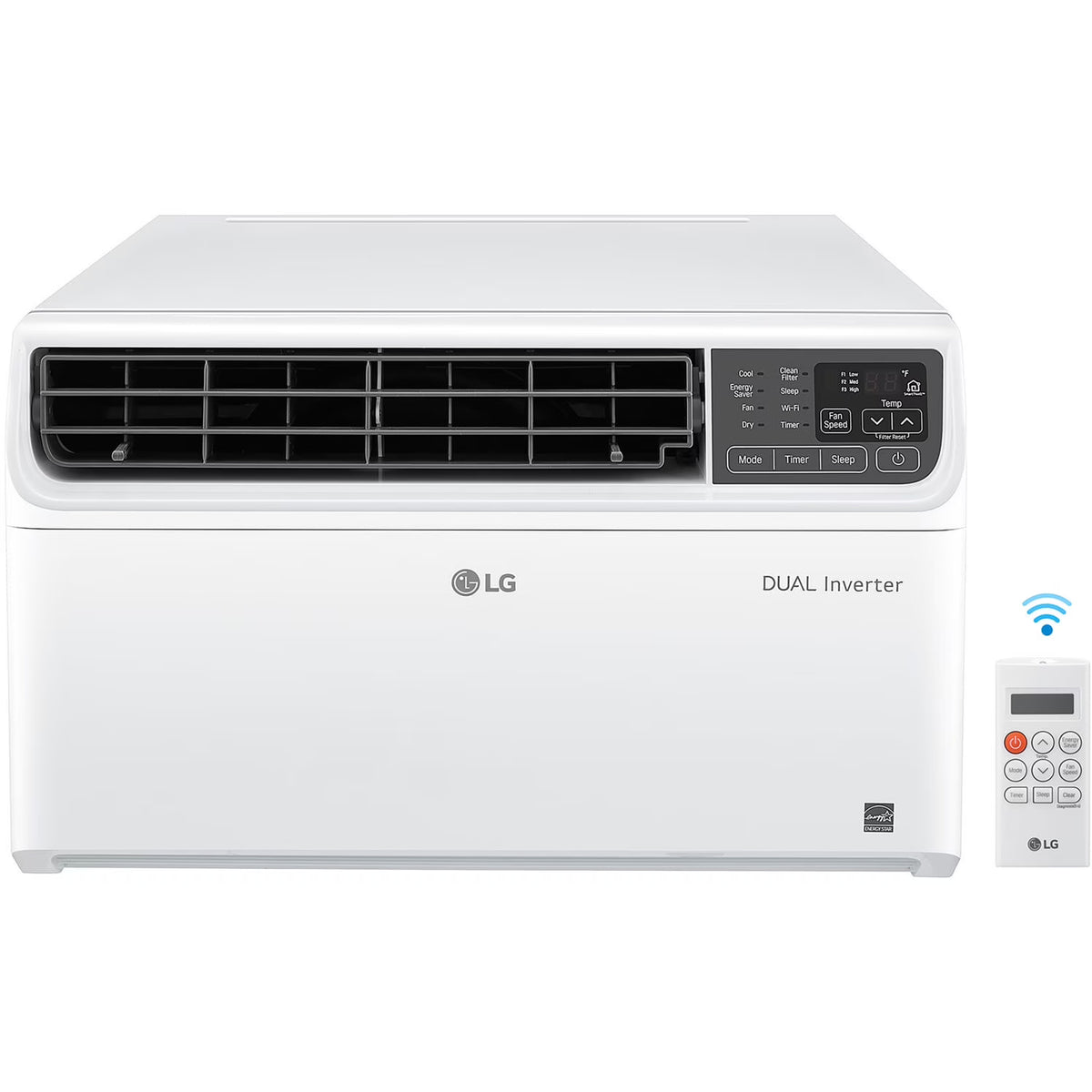 LG 6,000 BTU 250 Sq ft Dual Inverter New Smart Window Air Conditioner, LW6023IVSM