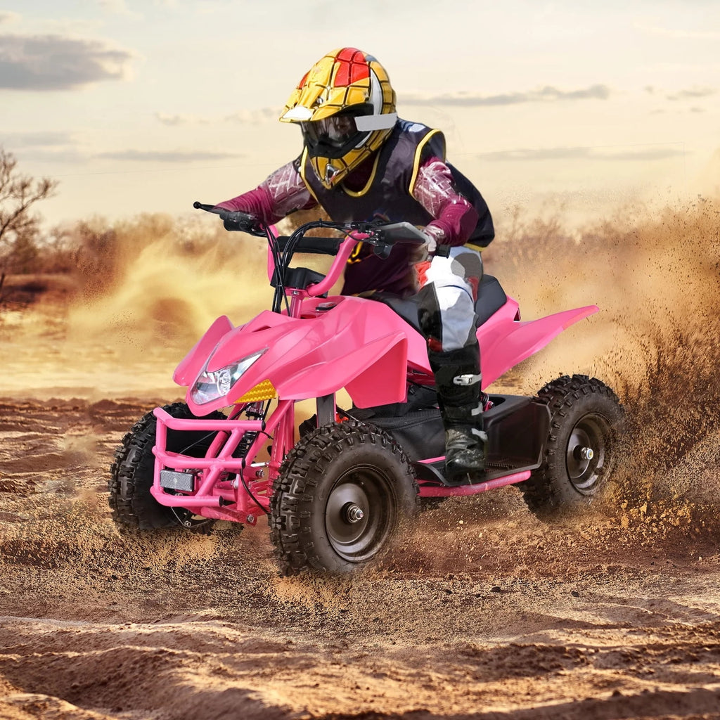 Aoemoe 500W Ride-On Racer 15mph Speed, 36V Battery, 45 60 Min Play, Blue