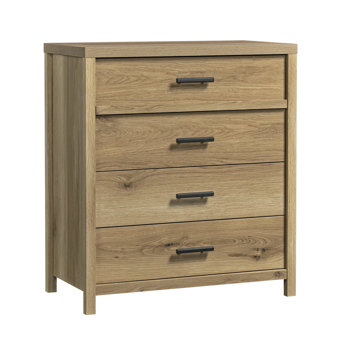 Erie Collection by Sauder 4-Drawer Bedroom Dresser, Timber Oak Finish