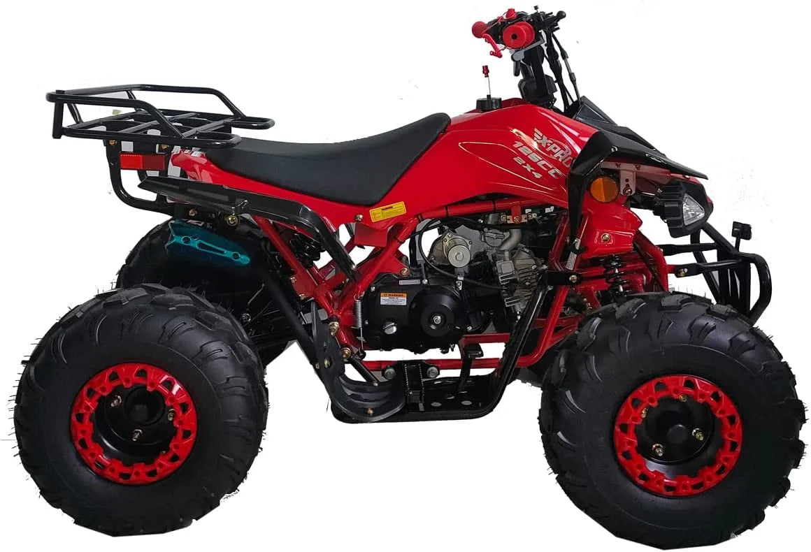 X-Pro Brand New 125cc Gas ATV, Automatic Transmission w/Reverse Remote Control Big 19"/18" Tires