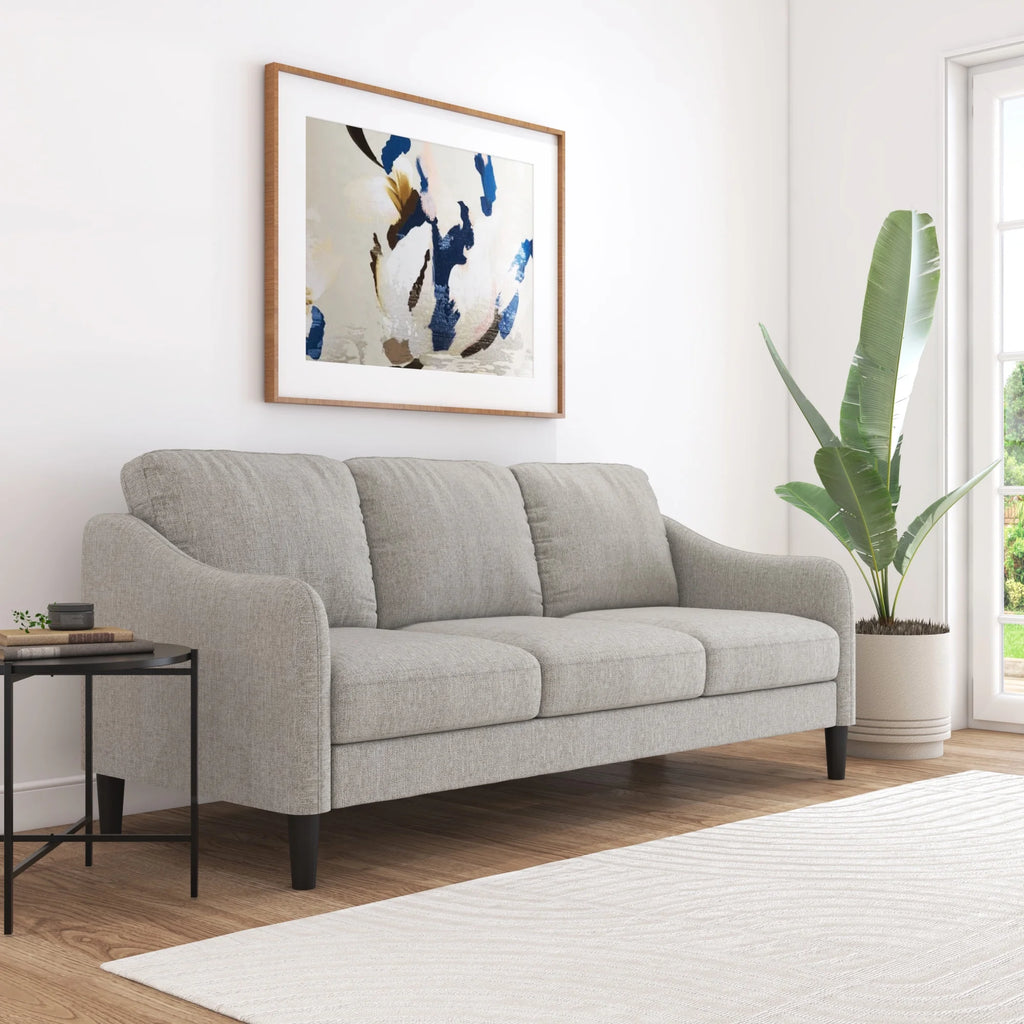 Mainstays Westley Swoop Arm Sofa, Burnt Orange