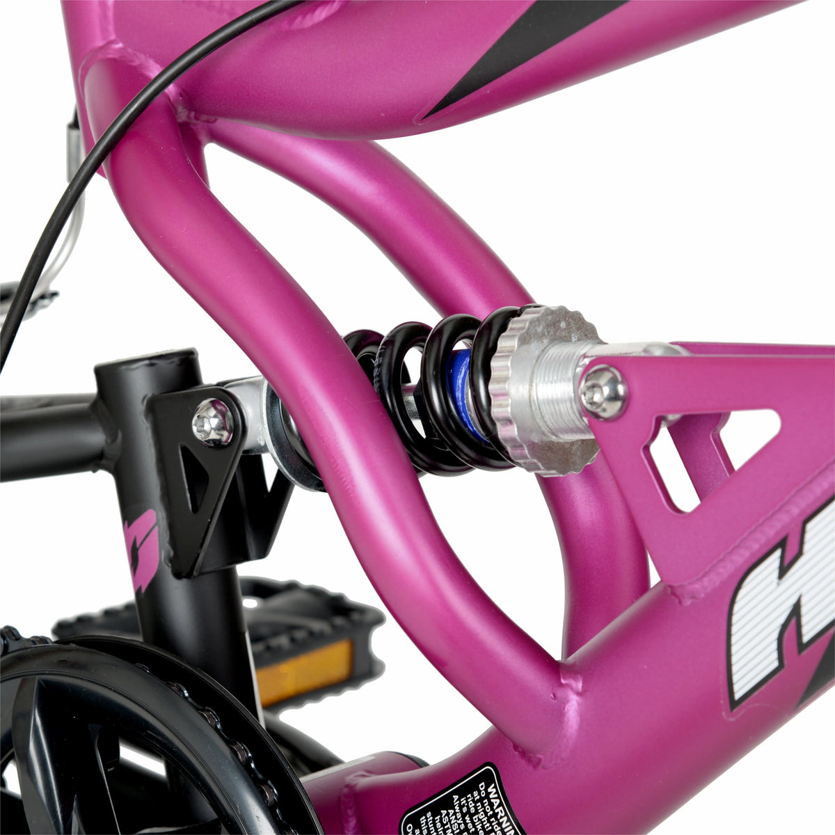 Hyper Bicycles 20" Girl's Swift Mountain Bike for Kids, Magenta