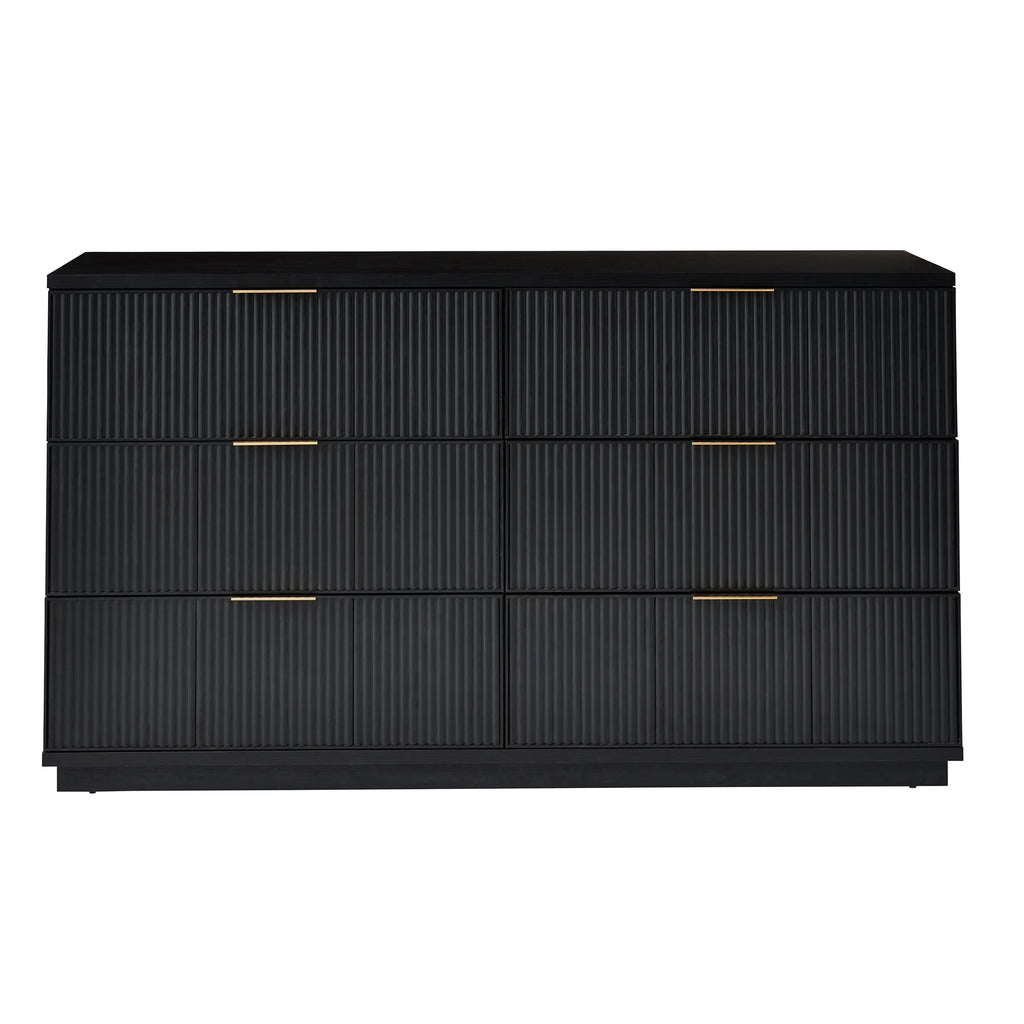Better Homes and Gardens Lillian 6 Drawer Dresser, White