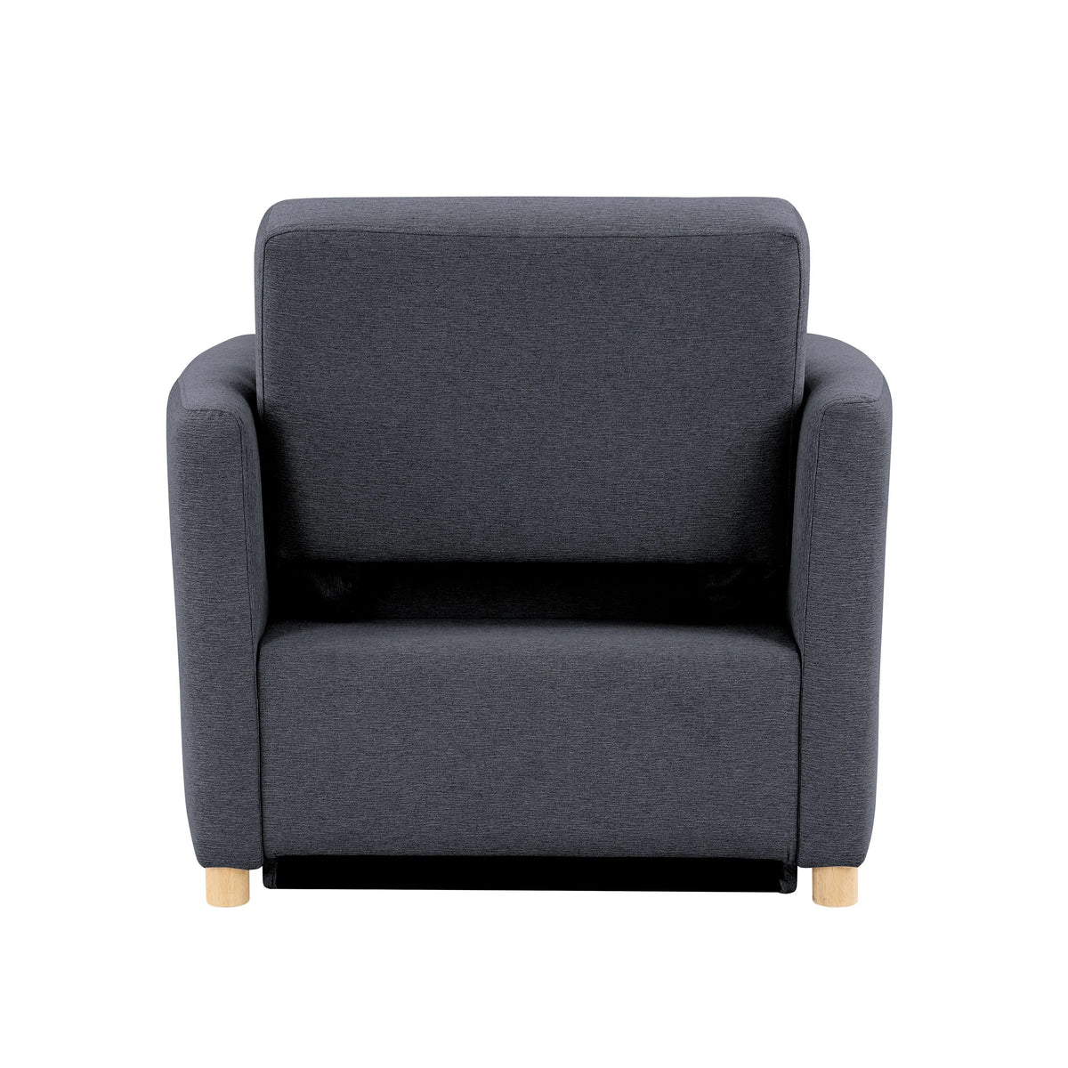 Serta Carly Scandinavian Style Convertible Chair, Ivory Fabric