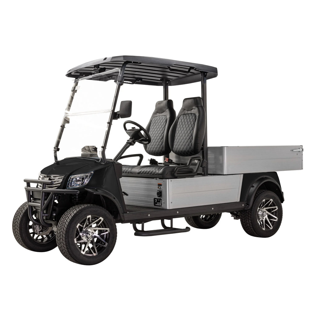 Massimo MVR Cargo Max Electric Utility Golf Cart 48V 5kW Motor - Blue