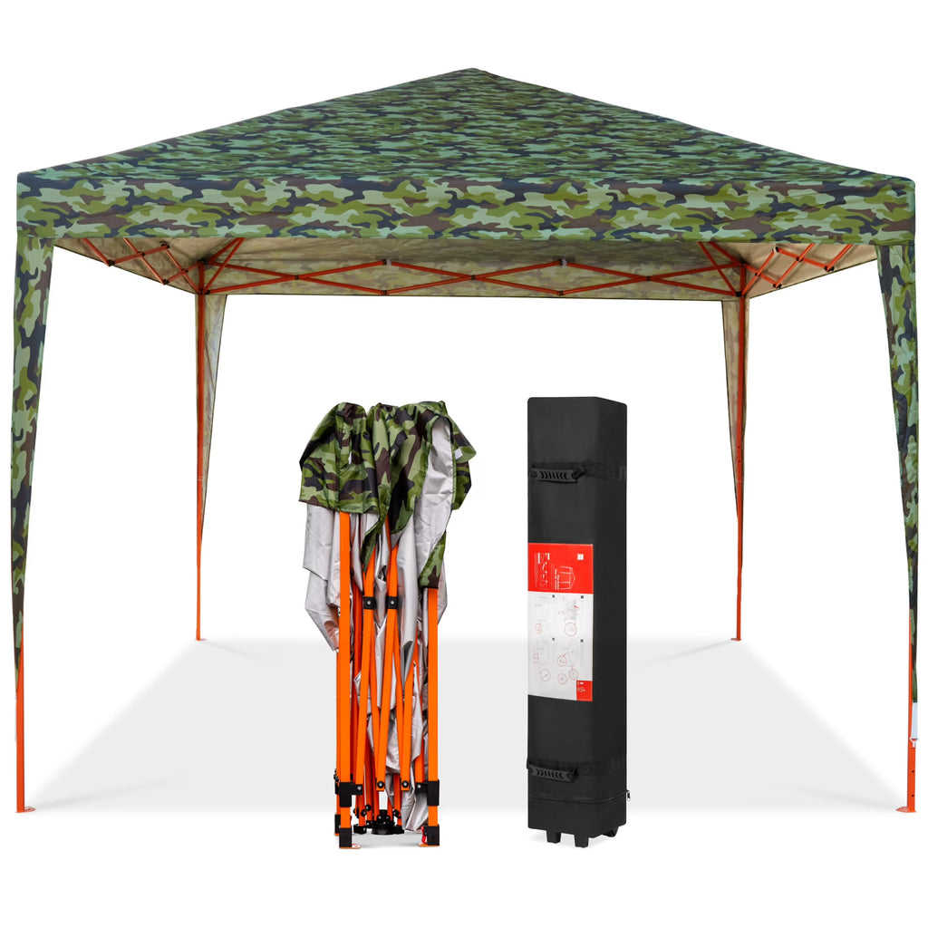 Best Choice Products 10x10ft Pop Up Canopy Outdoor Portable Adjustable Instant Gazebo Tent w/ Carrying Bag - White