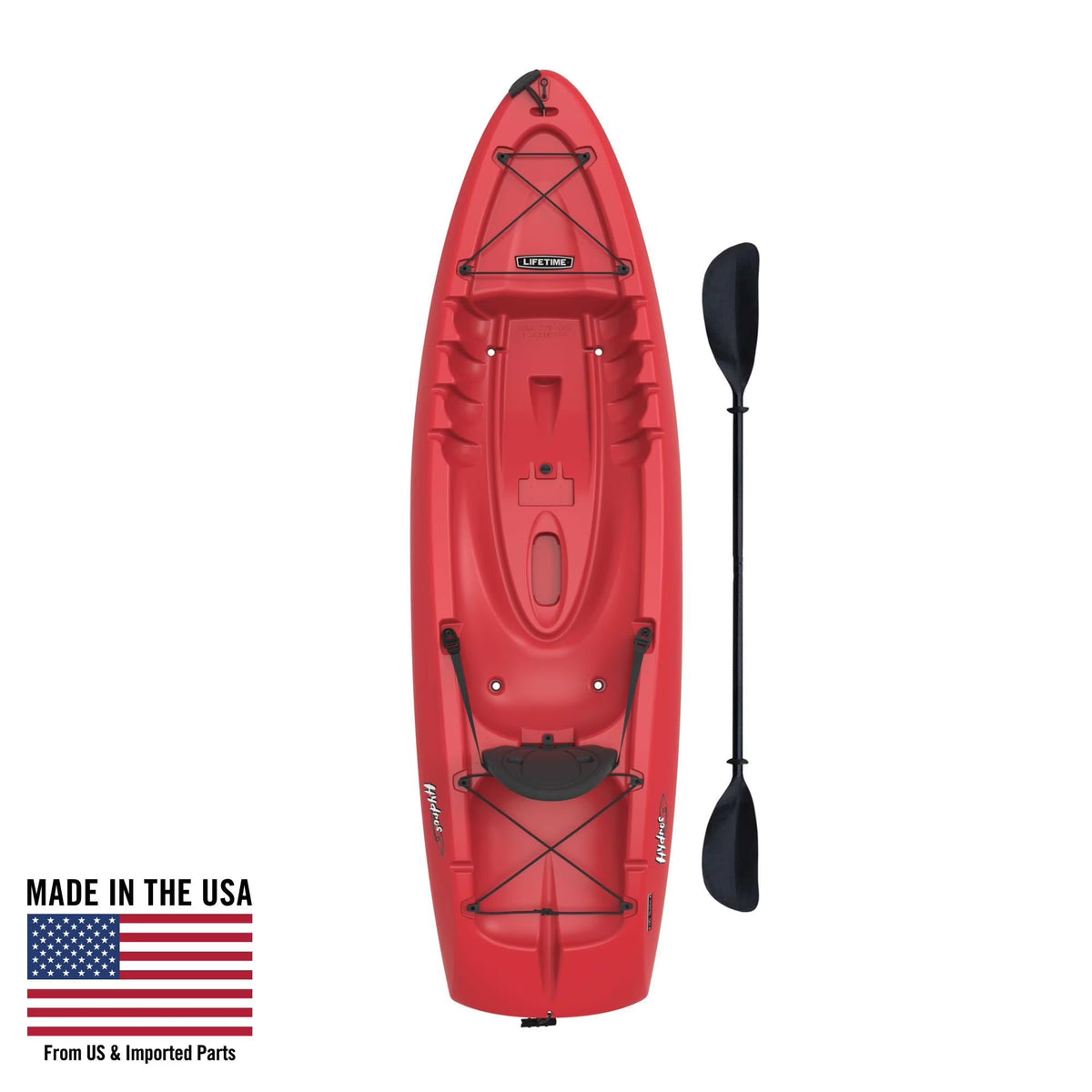 Lifetime Hydros 101 inch Sit-on-Top Kayak, Orange (90595)