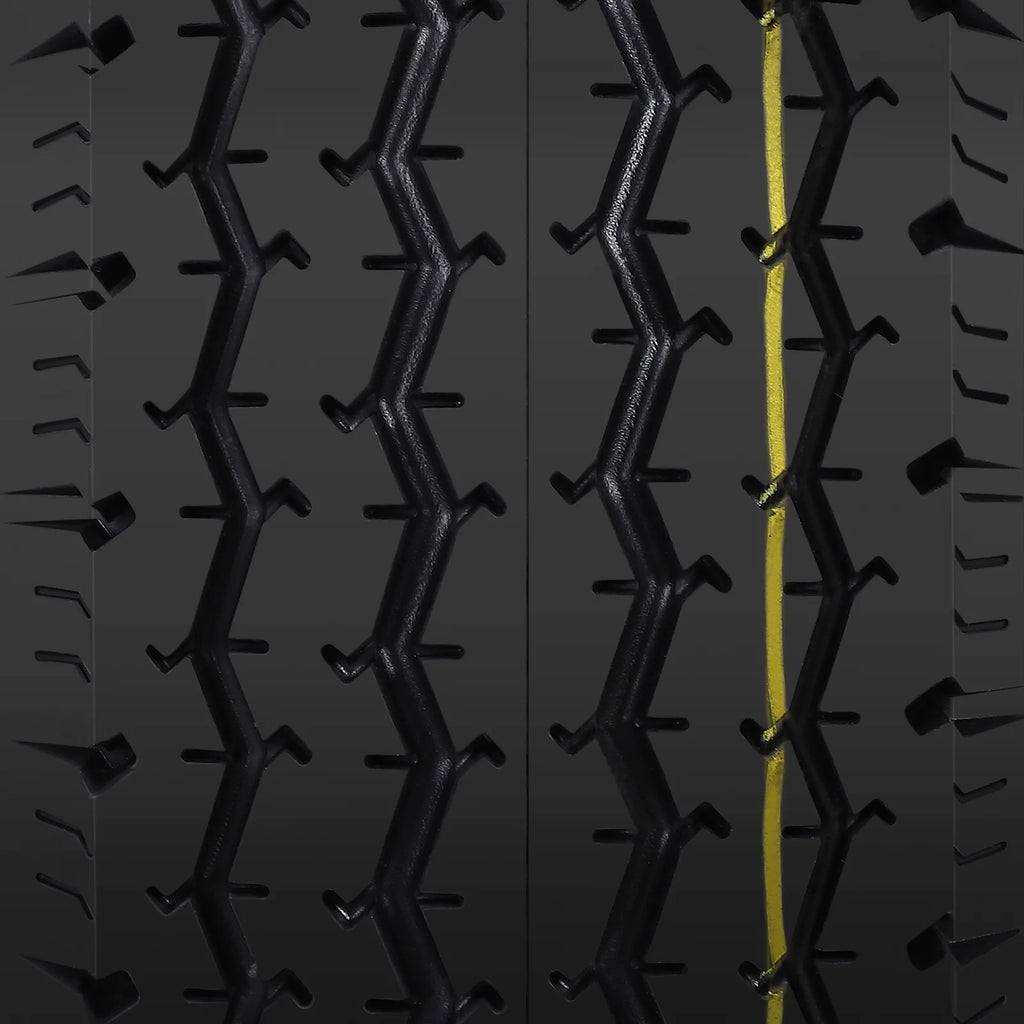 Set of 2 5.30-12 5.30x12 530-12 5.30-12 Trailer Tires with 12" Rims, 5 Lug on 4.5", Load Range C, 6PR