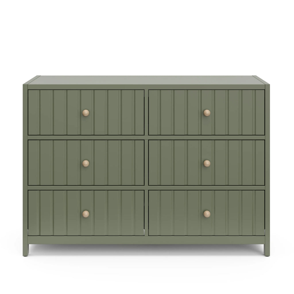 Graco Teddi 6 Drawer Nursery Double Dresser, White
