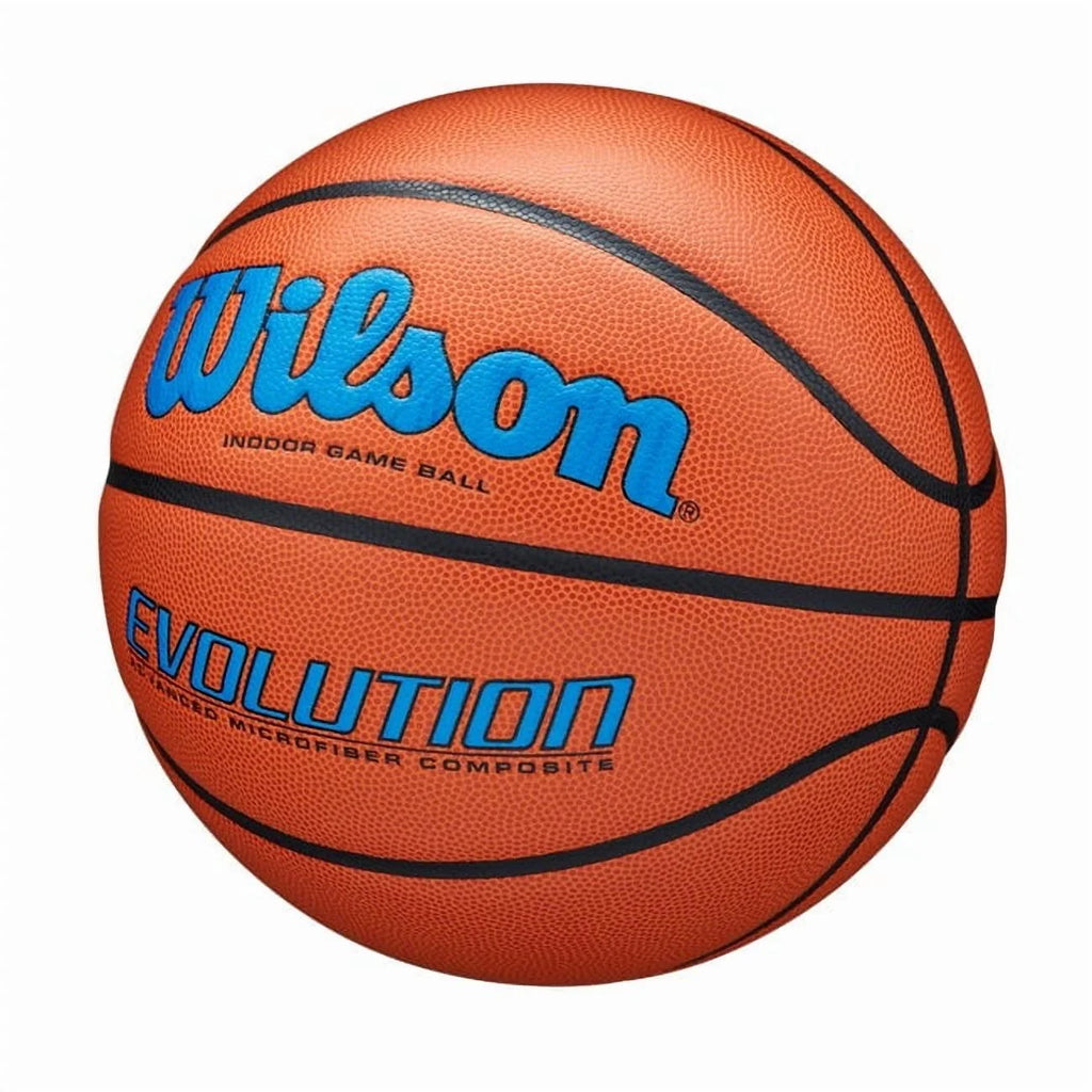 Wilson Evolution Baloncesto de Juego Interior - Negro, Talla 7 - 29,5"