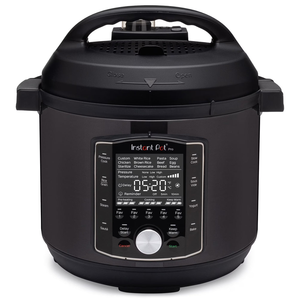 Instant Pot Pro 8-Quart Electric Pressure Cooker, 10-in-1 Slow Cooker, Rice/Grain Cooker, Steamer, Saut, Sous Vide, Yogurt Maker, Sterilizer and Warmer
