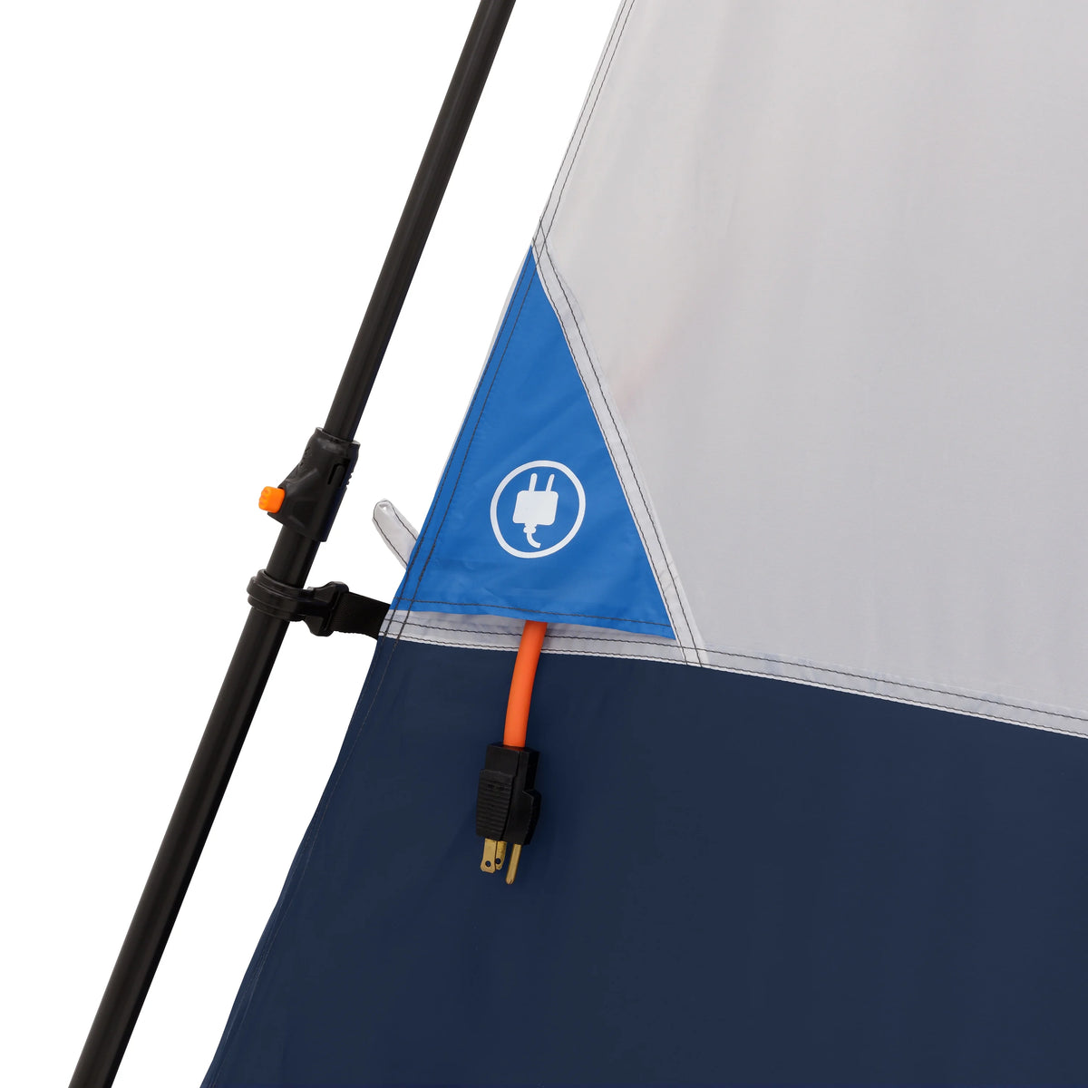 Ozark Trail 8-Person Instant Cabin Tent with LED Lighted Poles and Bluetooth Speaker