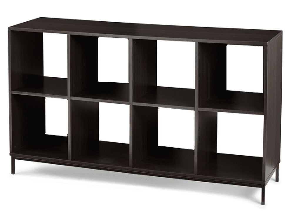 Better Homes & Gardens 8-Cube Organizer with Metal Base, Espresso