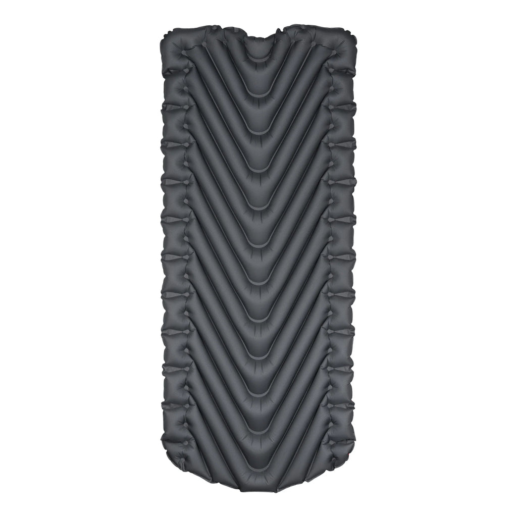 Klymit Insulated Static V Luxe Outdoor Camping Sleeping Pad, Red