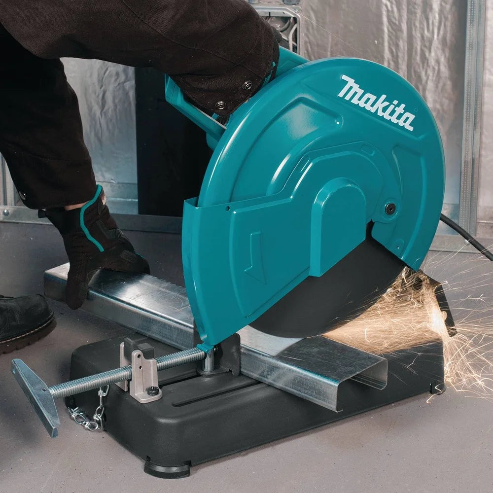 Makita LW1401 14" Cut-Off Saw, 15 Amp, 3800 RPM, Heavy-Duty Metal Cutting