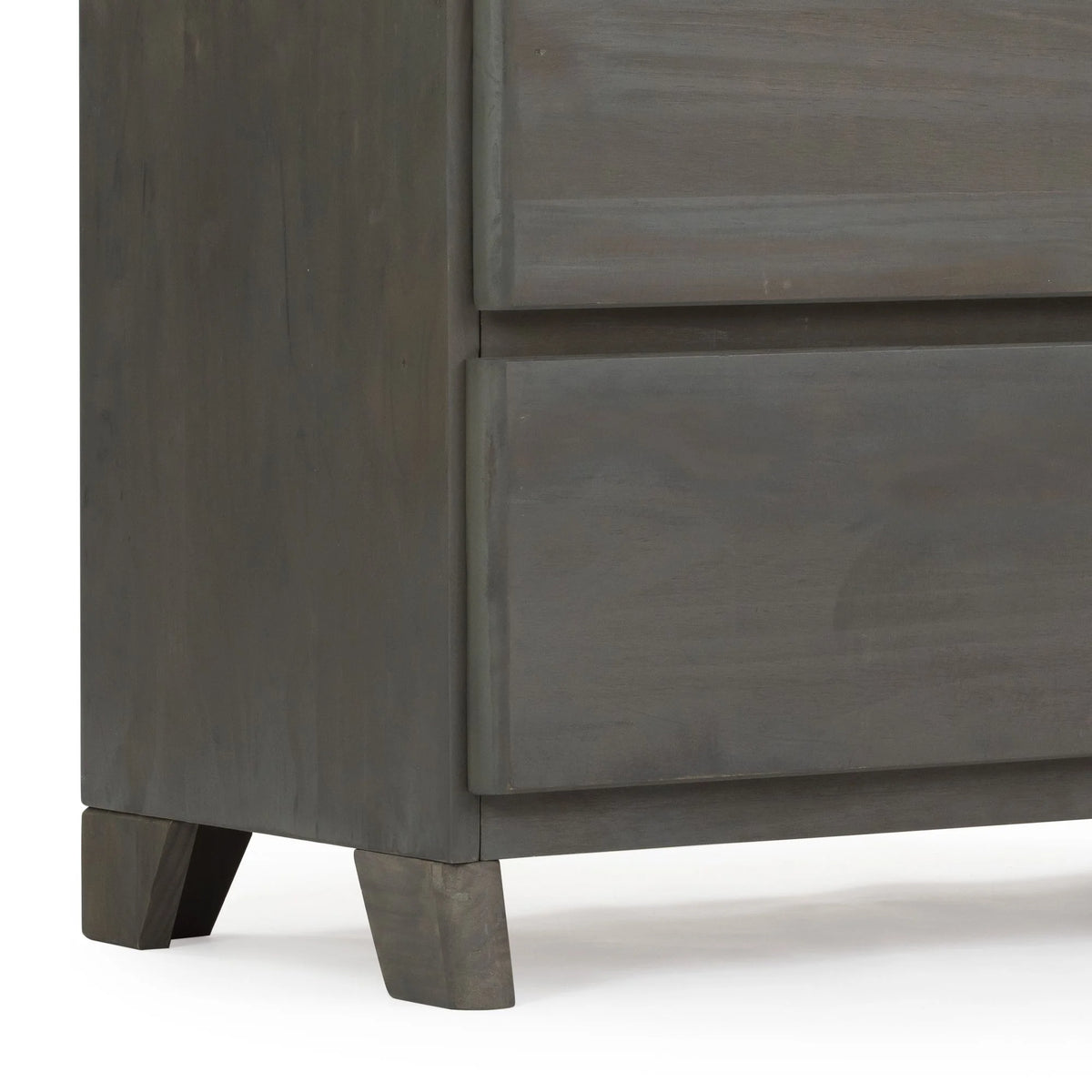 Plank+Beam Solid Wood Farmhouse 6 Drawer Dresser, Barnwood Brown
