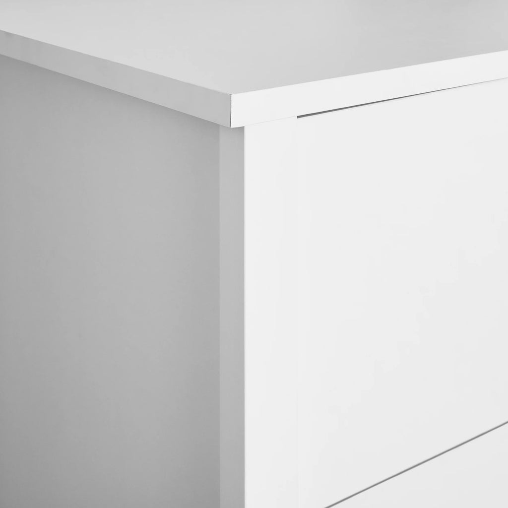 Mainstays Hillside 6-Drawer Dresser, Soft White Finish