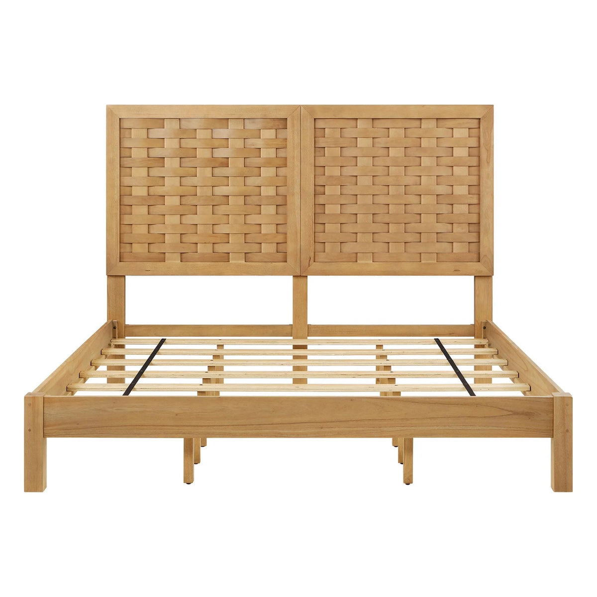 Better Homes & Gardens Bristol Queen Woven Bed, Natural Oak finish, by Dave & Jenny Marrs