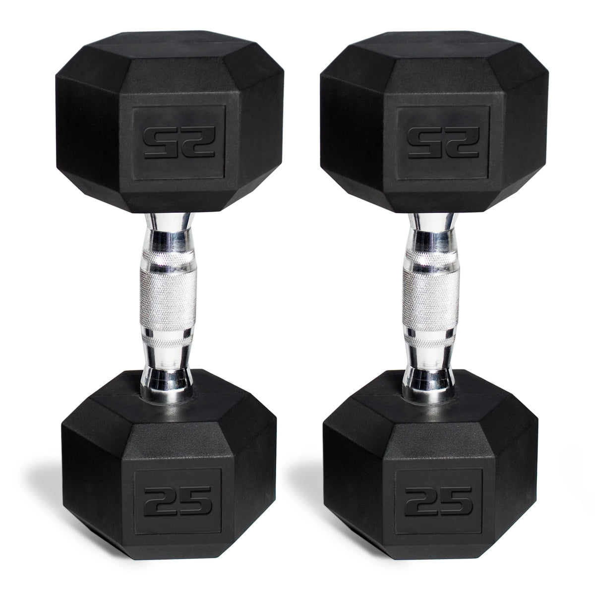 CAP 150lb Rubber Hex Dumbbell Set