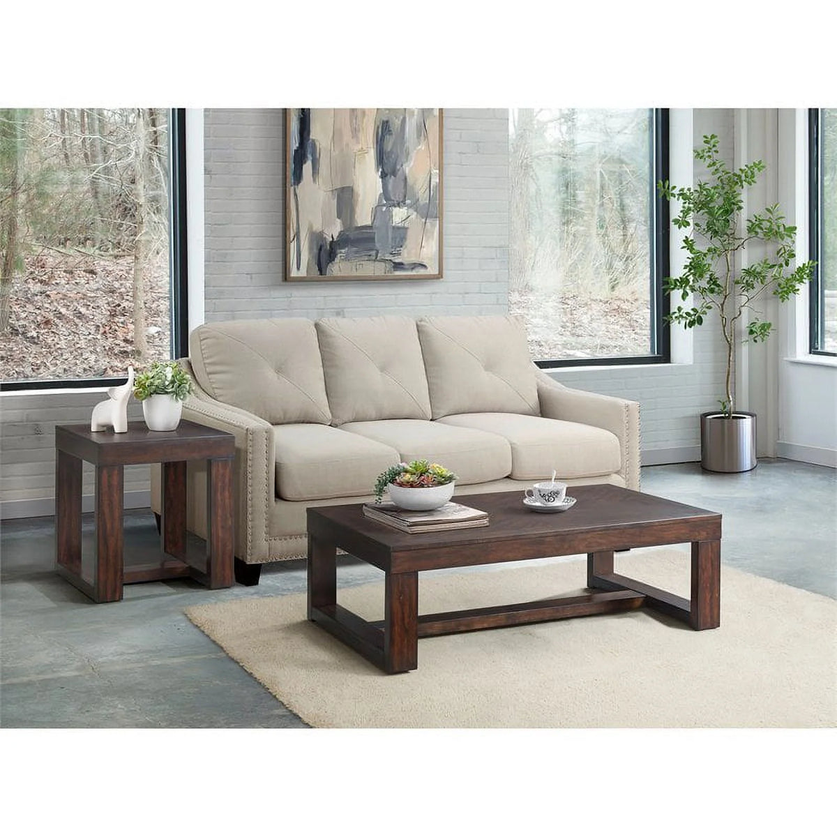 Picket House Furnishings Drew Rectangle Coffee Table