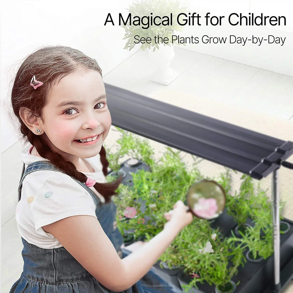 iDOO 20 Pods Hydroponics Growing System, Indoor Herb Garden Planter, Germination Starter Kit