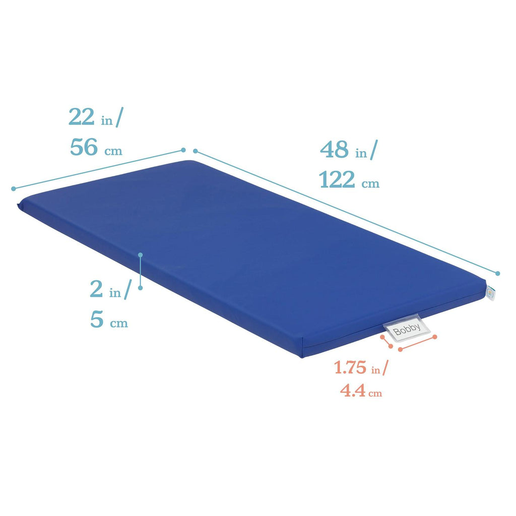 ECR4Kids SoftZone Rainbow Rest Mat. 2in. Assorted. 5-Piece