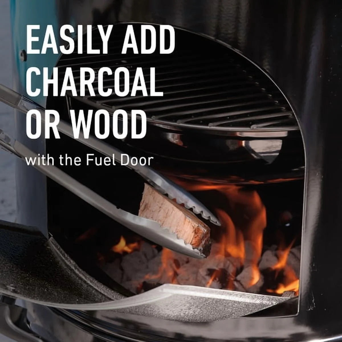 Weber Smokey Mountain Cooker Charcoal Smoker with 14-Inch