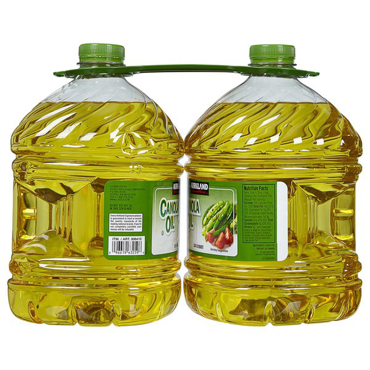 Kirkland Signature, Canola Oil, 3 qt, 2-count