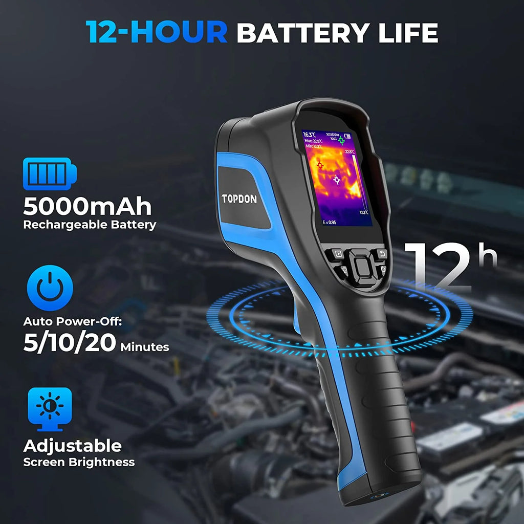 Thermal Imaging Camera TOPDON TC005 256 x 192 IR High Resolution Dual-Camera -4F~1022F Handheld Infrared Thermal Imager
