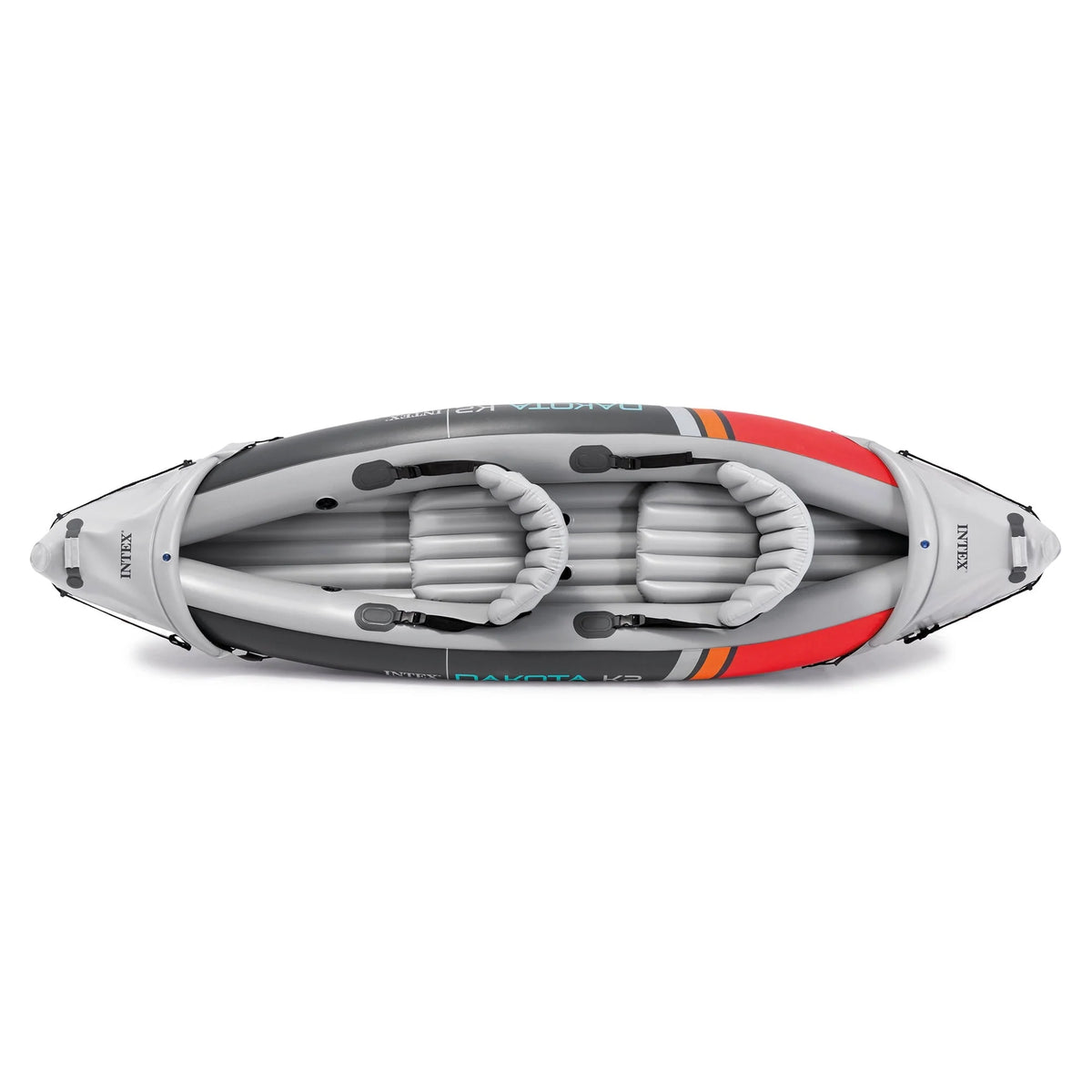 Intex Dakota K2 2 Person Inflatable Kayak & Accessory Kit w/Oars & Pump