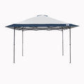 E-Z UP 13x13 ONE-UP Instant Canopy Tent – Pop Up Outdoor Shade Tent with Vented Top, Adjustable Height & Roller Bag