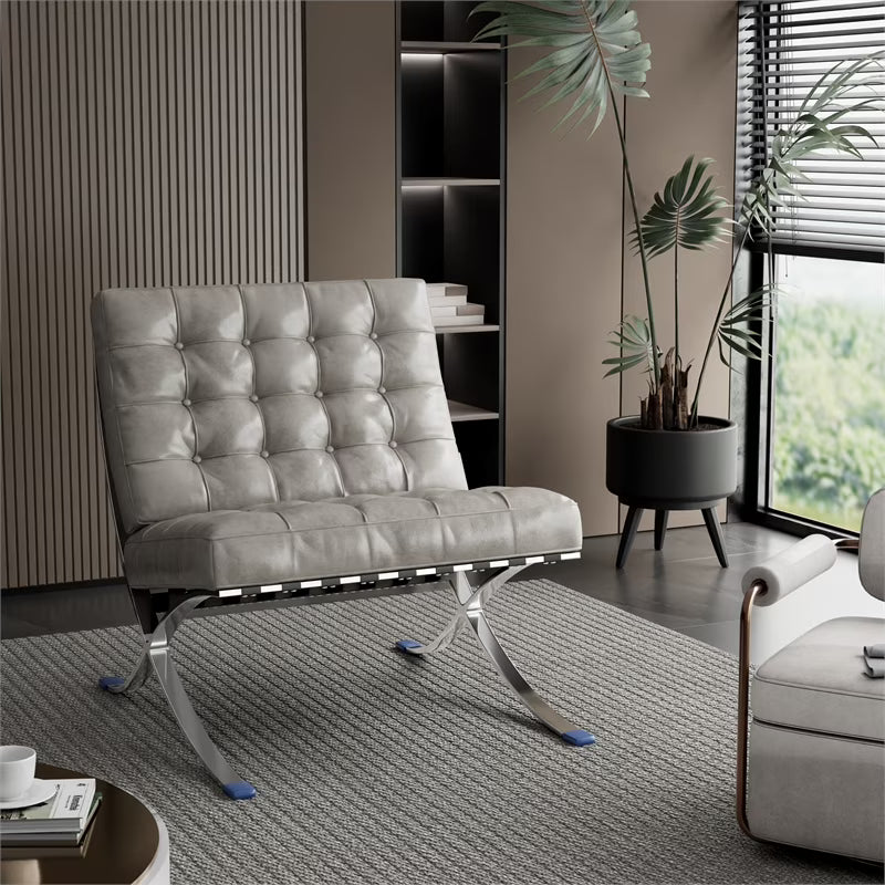 CRO Decor 30"  Accent Chair Lounge Chair in  GREY