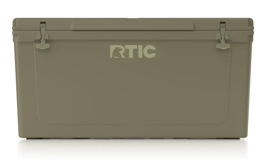 RTIC 145 QT Ultra-Tough Rotomolded Hard-Sided Ice Chest Cooler, White, Fits 195 Cans