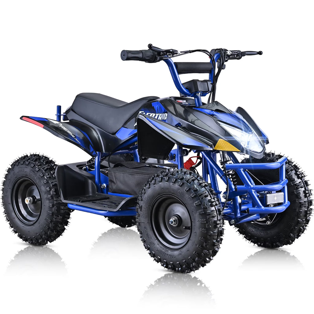 Aoemoe 500W Ride-On Racer 15mph Speed, 36V Battery, 45 60 Min Play, Blue