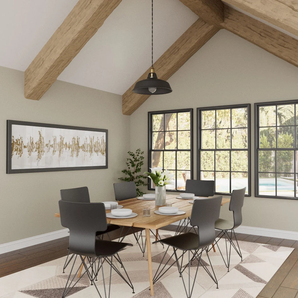 Ekena Millwork 3 1/2"W x 3 1/2"H x 120"L 3-Sided (U-Beam) Salvaged Timber HeritageTimber Faux Wood Ceiling Beam, Kona Brown