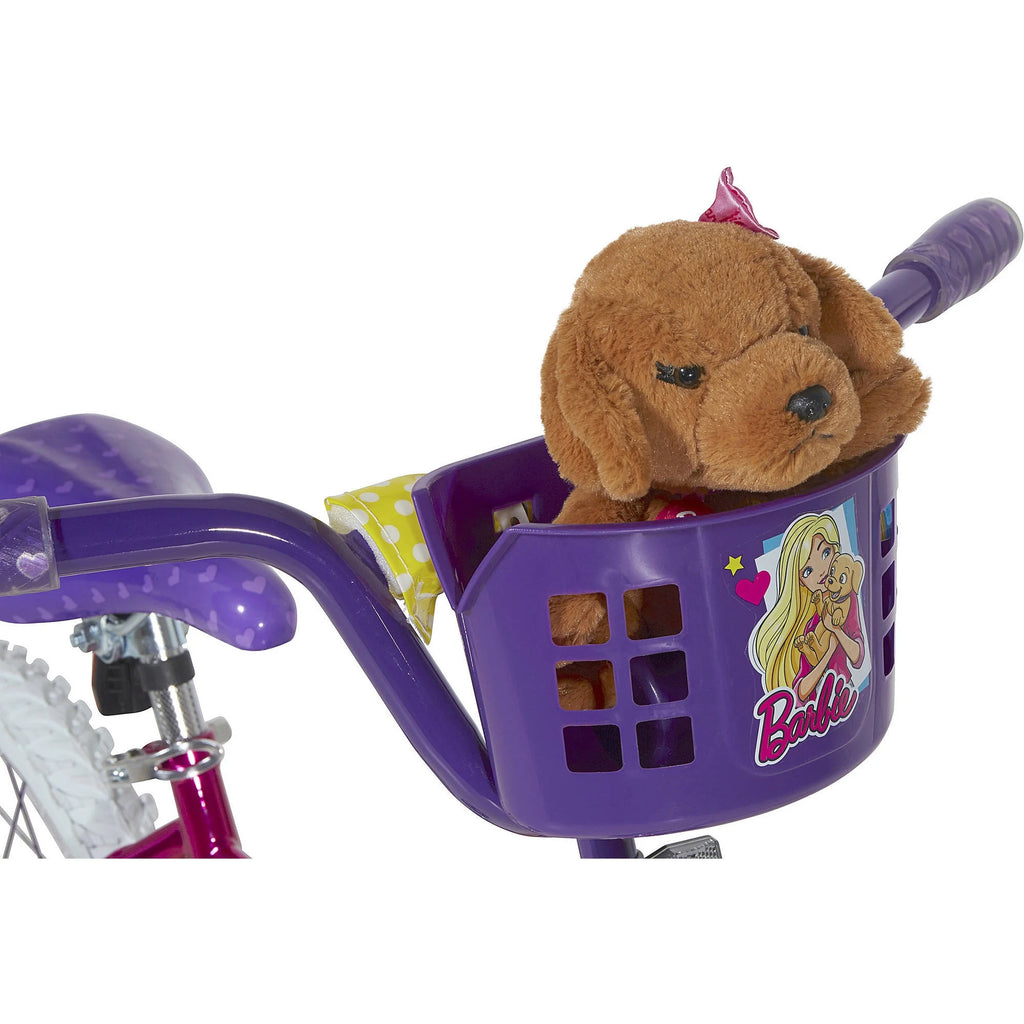 Dynacraft Barbie 18-Inch Girls BMX Bike For Age 6-9 Years