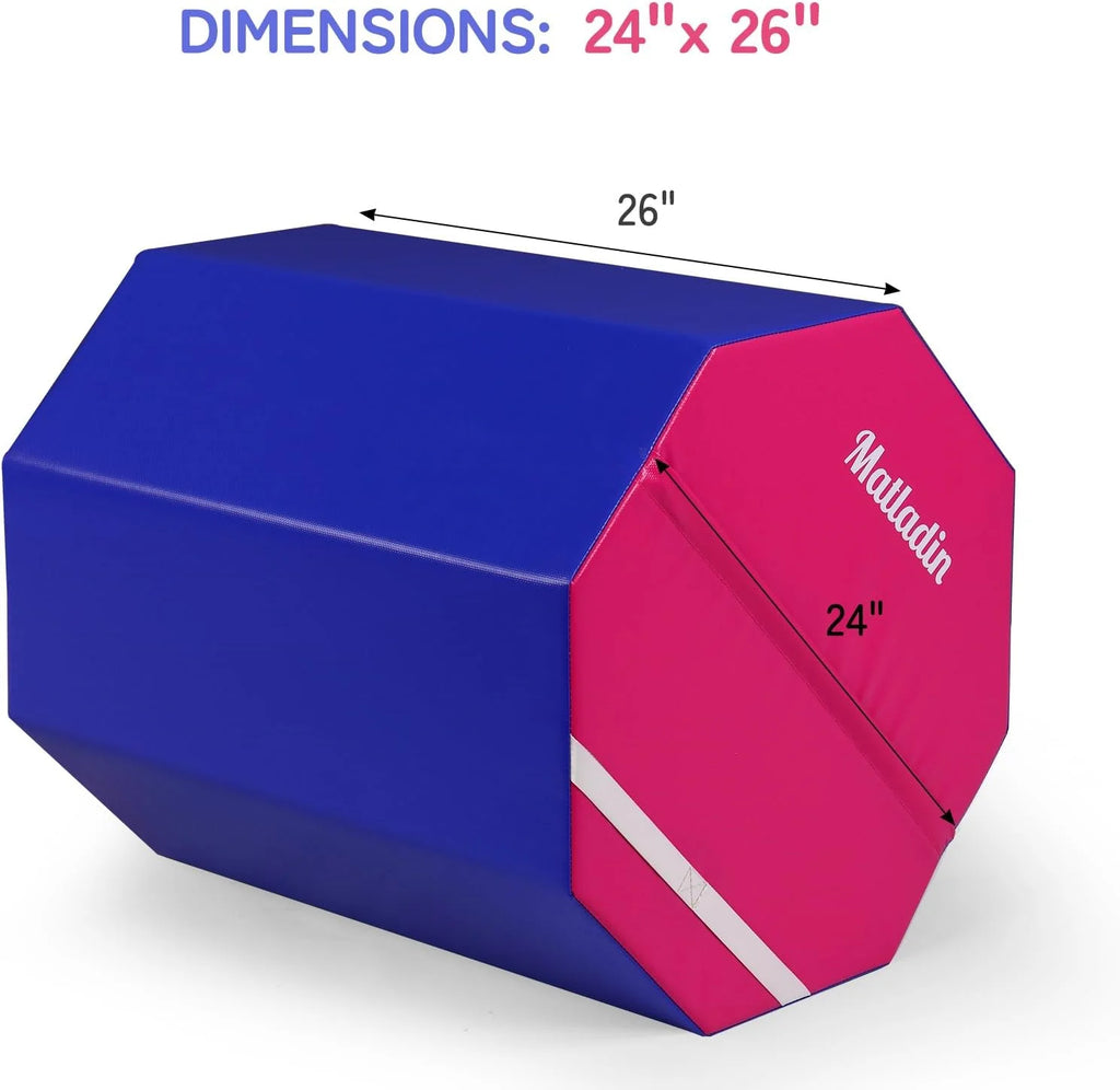 Matladin Octagon Gymnastics Skill Shapes, PVC Pink, 9.7 lb