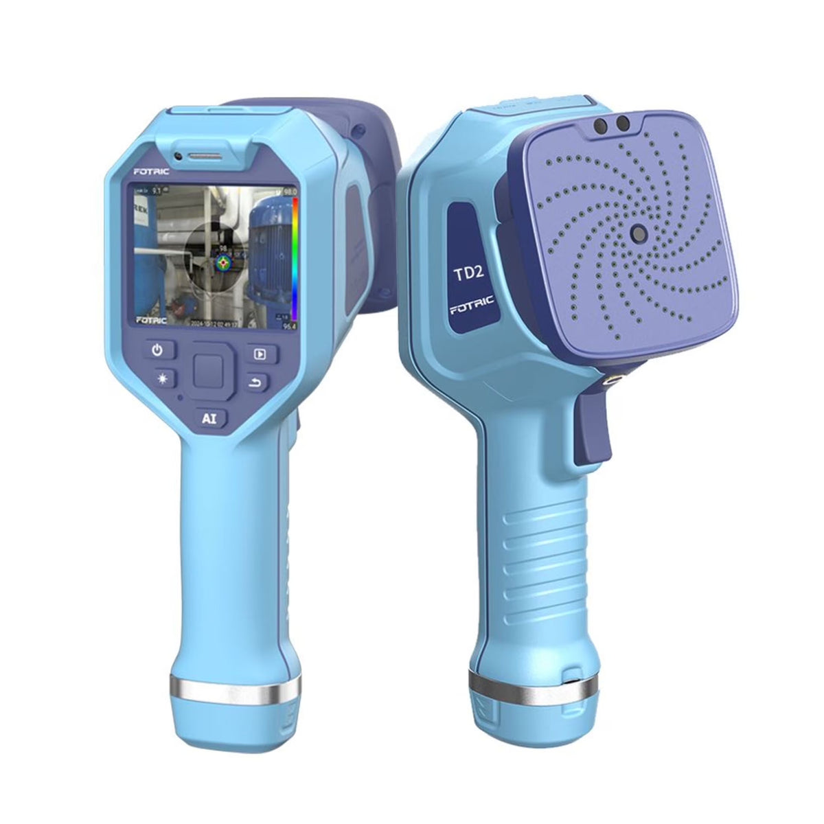FOTRIC TD2 Acoustic Imager,64 MEMS Digital Microphones,Industrial Acoustic Imaging Camera,Compressed Air Leak Detection,66 52 FOV,13 Megapixel,2~100kHz Frequency Range, 3.5" Touch Screen