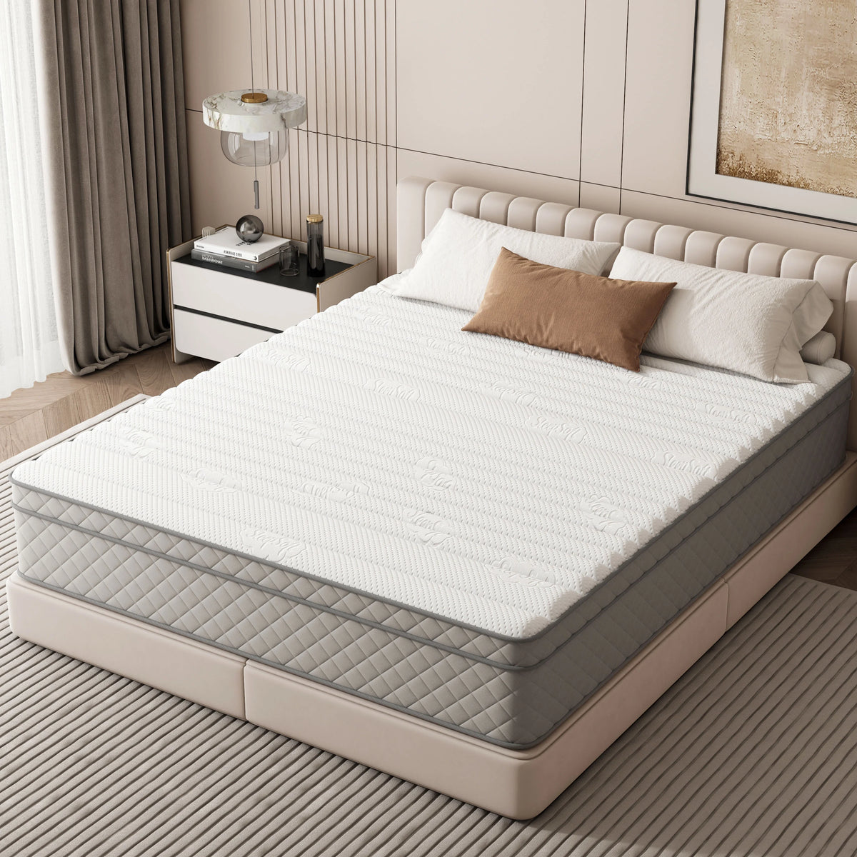 Swbvs MaxNap 12 inch Full Mattresses Hybrid Medium Full Size matress in a Box Adult,Double size