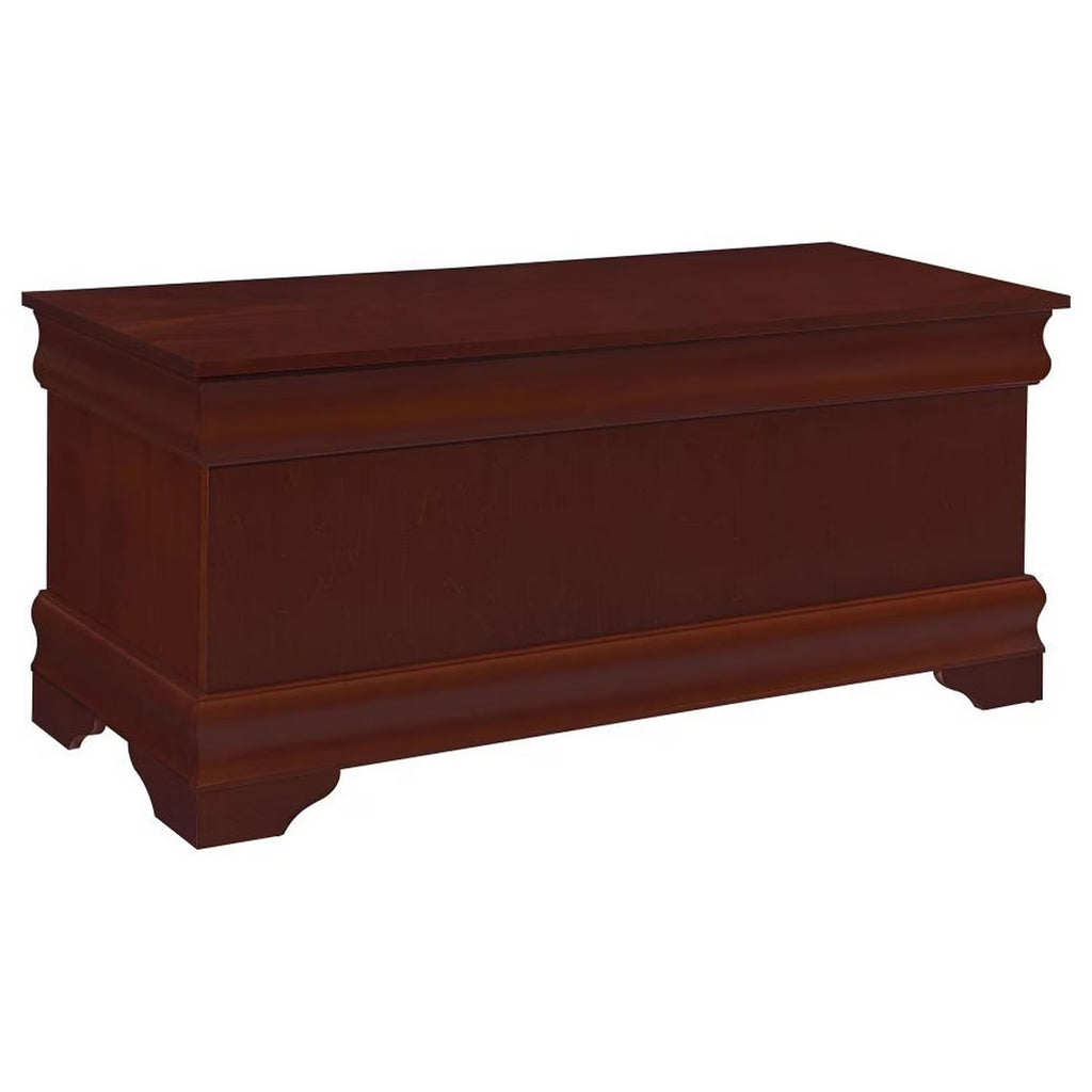 Traditional Style Wooden Cedar Chest, Brown