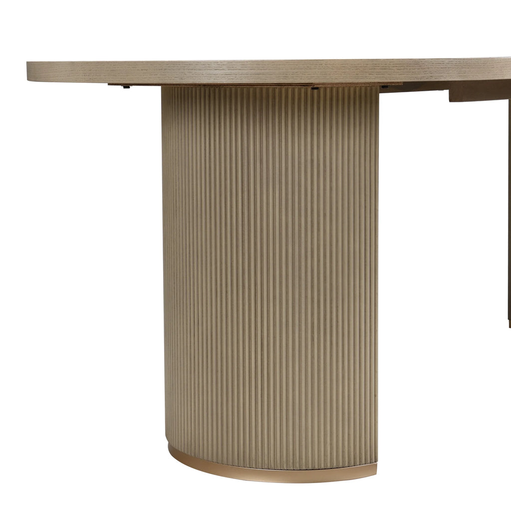 Christopher Knight Home Minimalist 88 Oval Dining Table for 4-6, Espresso
