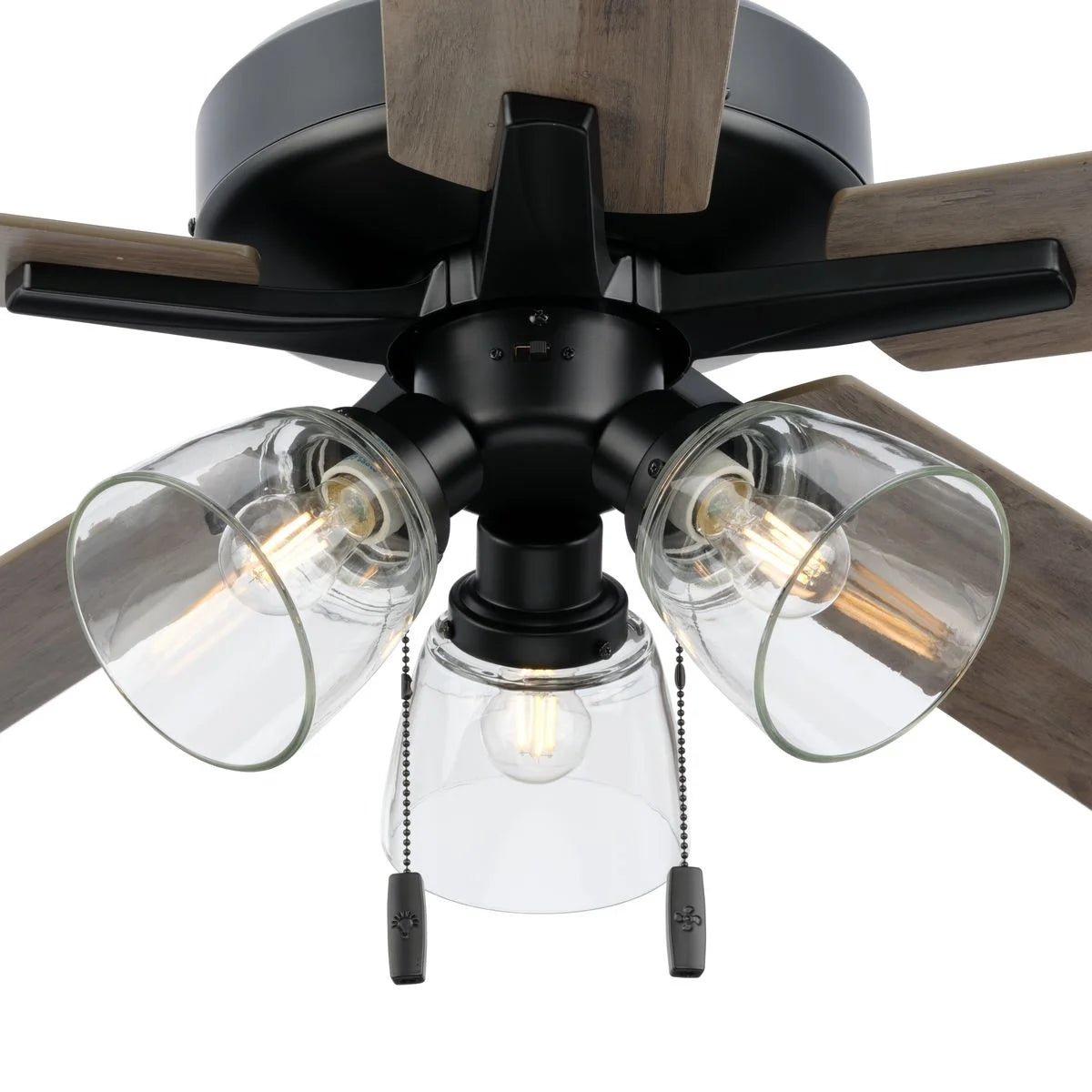 Better Homes & Gardens 52" Bronze Transitional Ceiling Fan, 5 Reversible Blades, 3 LED Bulbs Included
