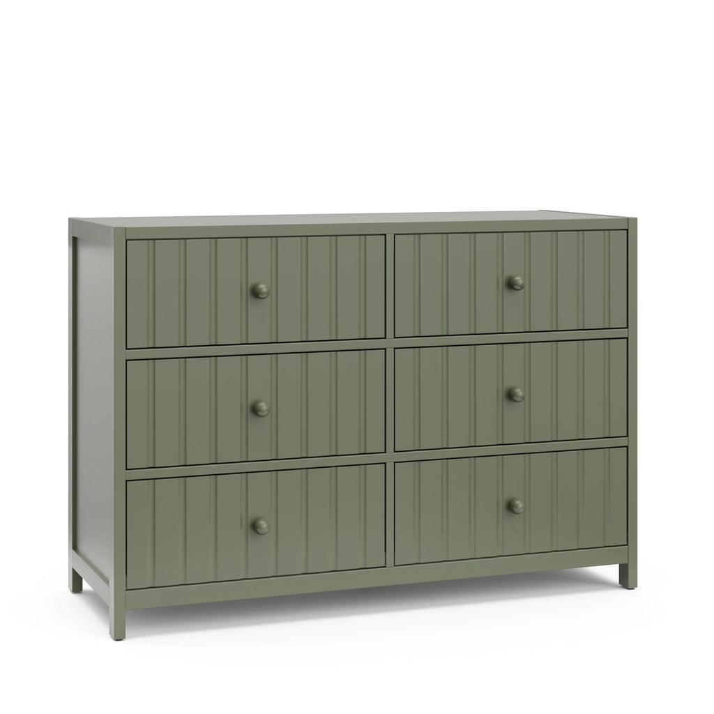 Graco Teddi 6 Drawer Nursery Double Dresser, White