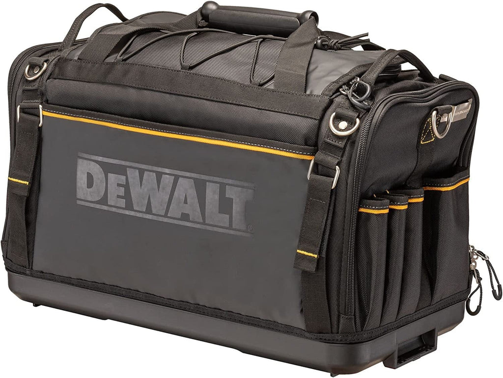 DEWALT Tool Bag 50 Pockets Waterproof Base Vertical Storage, Black