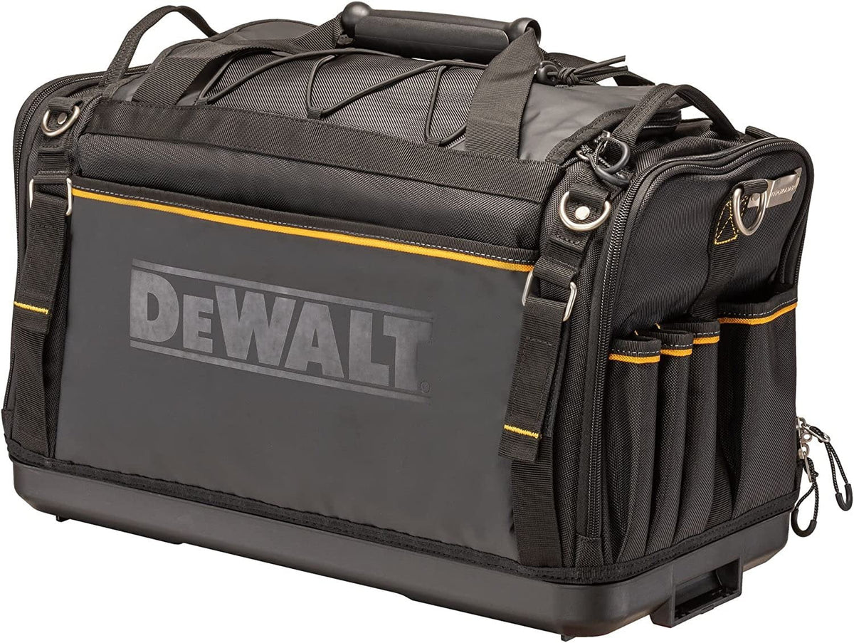 DEWALT Tool Bag 50 Pockets Waterproof Base Vertical Storage, Black