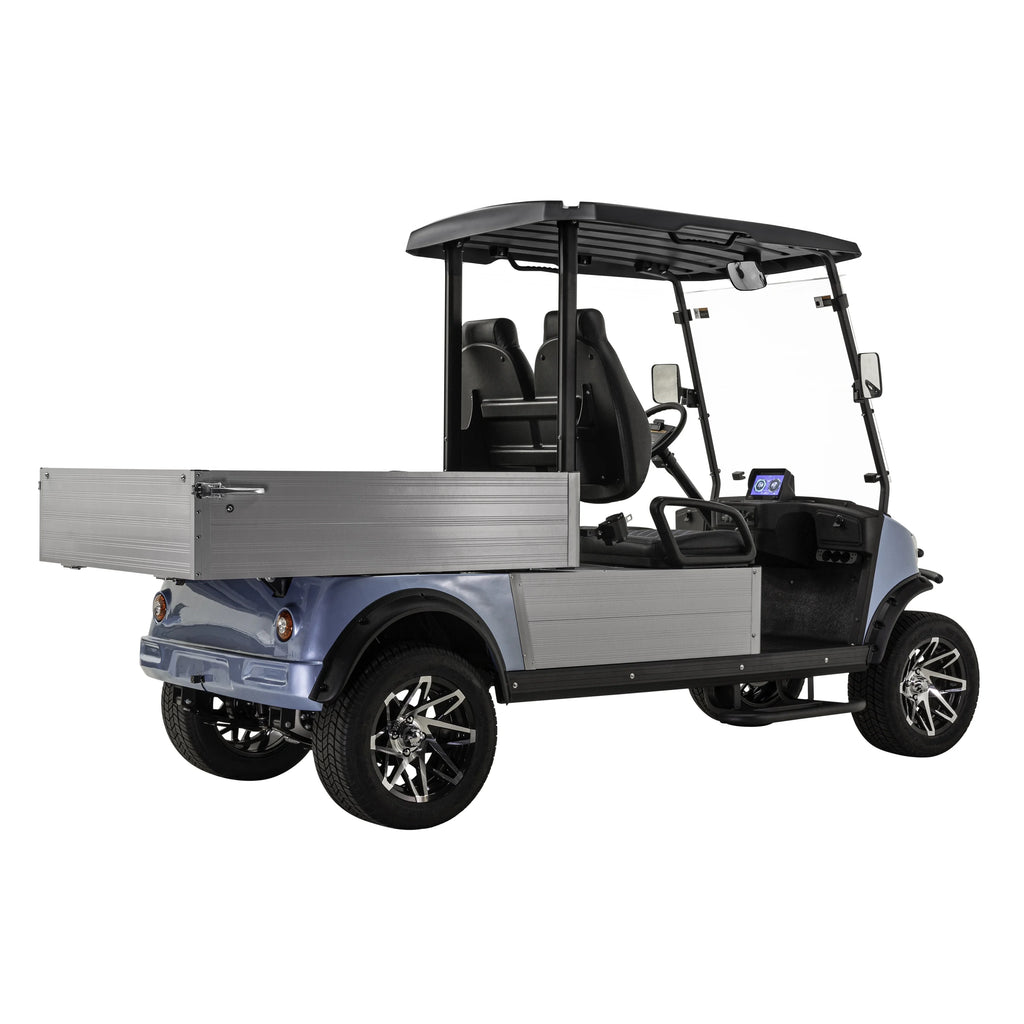 Massimo MVR Cargo Max Electric Utility Golf Cart 48V 5kW Motor - Blue