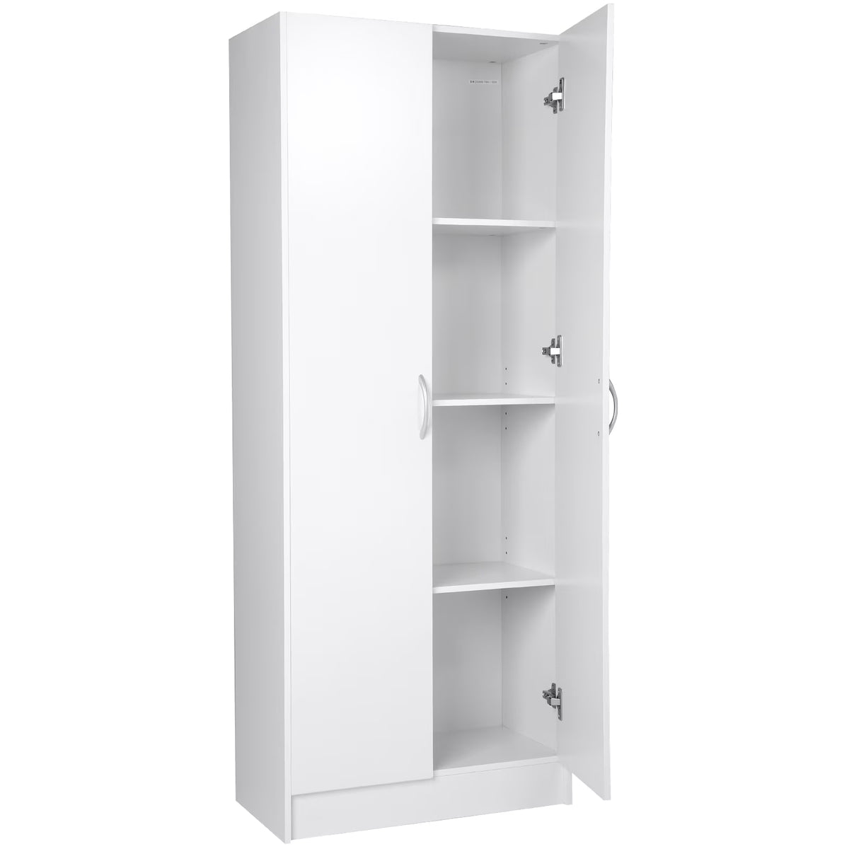 KFFKFF Kitchen Pantry Cabinet with Doors and Adjustable Shelves 24" x 12" x 60" Tall Food Pantry Storage Cabinet for Kitchen, Living Room and Dinning Room 110LB Loading