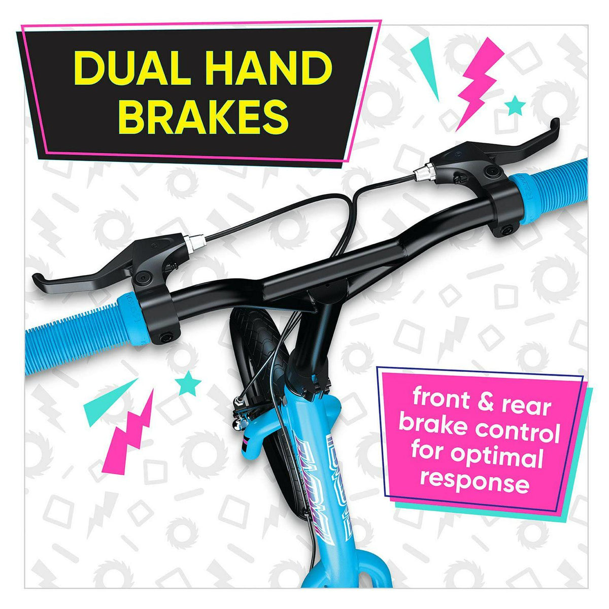 Razor Flashback Kick Scooter – Blue. BMX Style. 12″ Mag Wheels Air-filled Tires. for Kids and Teens