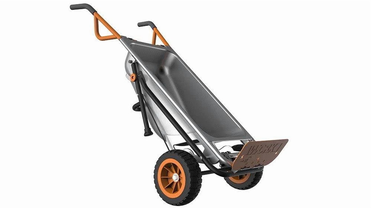 WORX WG050 Aerocart 8-In-1 Multifunction Wheelbarrow Dolly Cart Garden Carrier